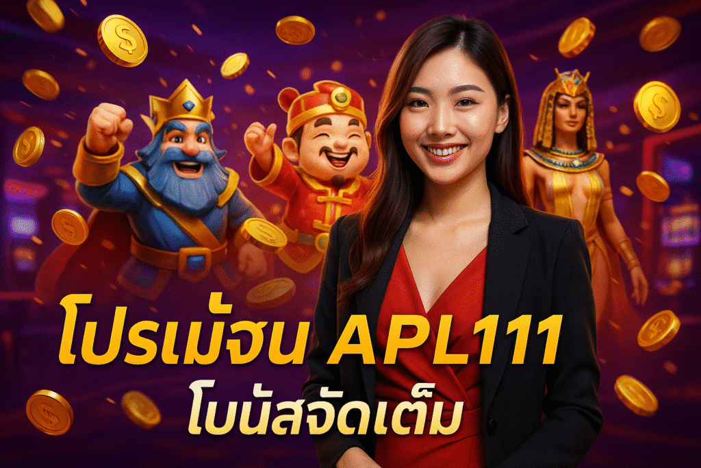 โปรโมชั่น APL111 โบนัสจัดเต็ม