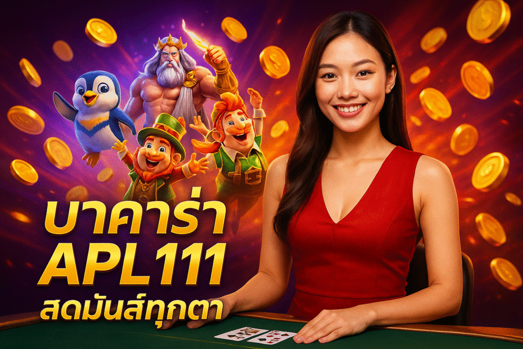 บาคาร่า APL111 สดมันส์ทุกตา