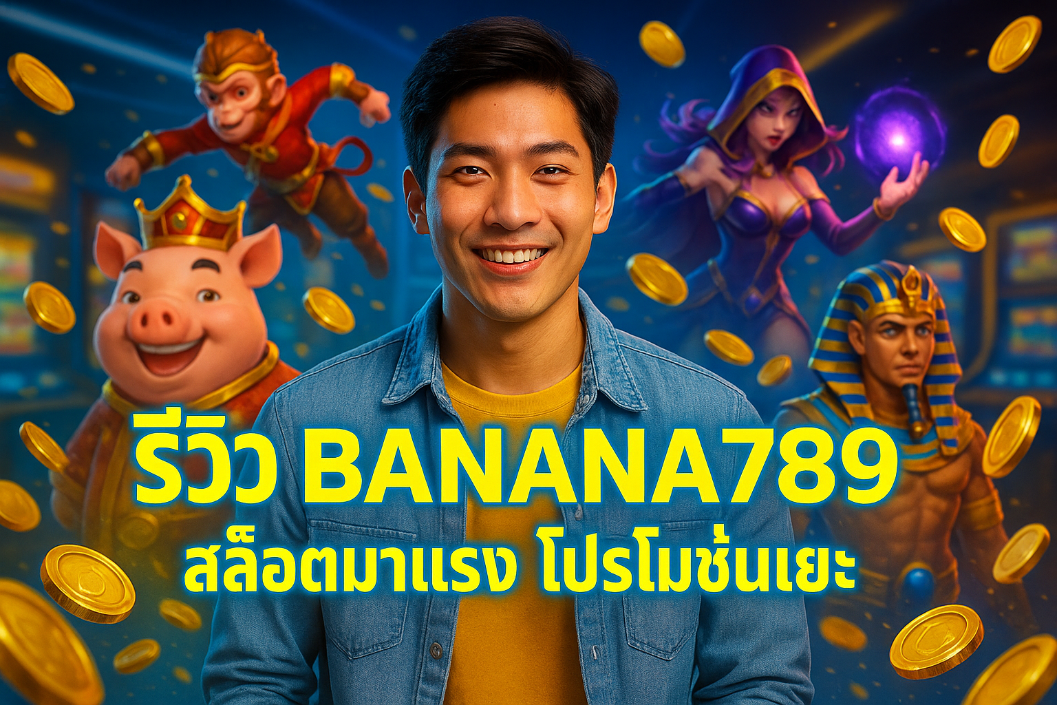 รีวิว BANANA789 สล็อตมาแรง โปรโมชั่นเยอะ